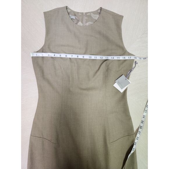 Tavora Women's $172 Milano Taupe Sheath Office Business Dress Women's Size 6 - Picture 5 of 11